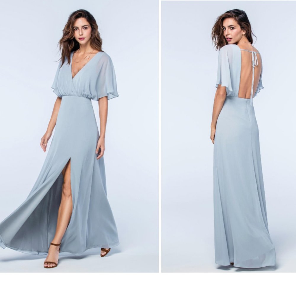 Watters & Watters - Lottie Dress - Slate Blue